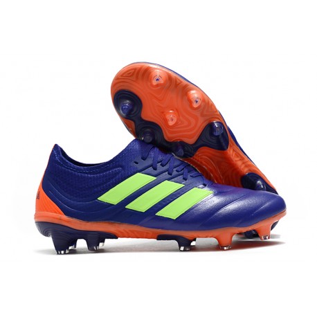 adidas Copa 19.1 FG Fotbollsskor för Män - Lila Grön Orange