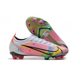 Nike Mercurial Vapor 14 Elite FG Dragonfly - Vit Silver Mörklila