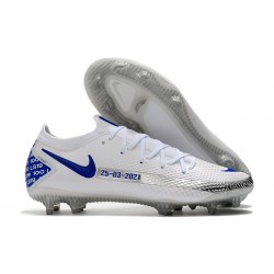 Nike Phantom Gt Elite Fg Fotbollsskor Vit Blå