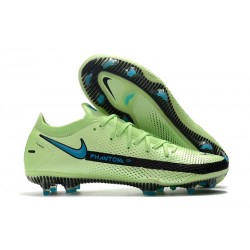 Nike Phantom Gt Elite Fg Fotbollsskor Impulse - Grön Blå