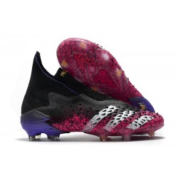 Fotbollsskor adidas Predator Freak + FG Superspectral - Svart Vit Rosa