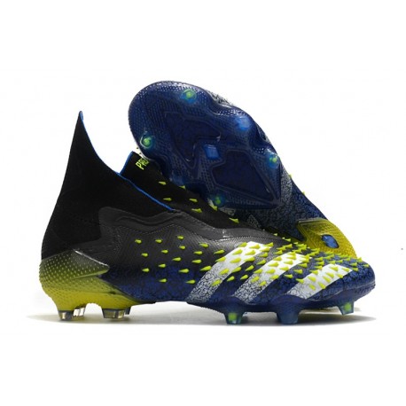 Fotbollsskor adidas Predator Freak + FG Superlative - Svart Vit Gul