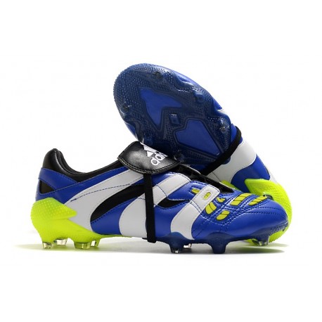 adidas Predator Accelerator FG - Blå Vit Gul