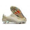 adidas X Ghosted+ FG Fotbollsskor Inflight - Vit Guld Svart