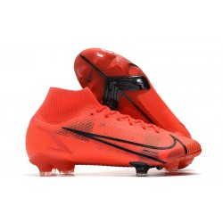 Fotbollsskor Nike Mercurial Superfly 8 Elite FG Röd Svart