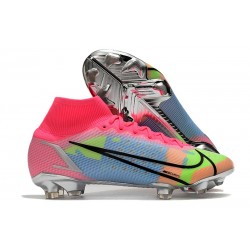 Fotbollsskor Nike Mercurial Superfly 8 Elite FG Rosa Blå Gul