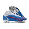 Fotbollsskor Nike Mercurial Superfly 8 Elite FG Blå Röd Vit