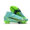 Nike Mercurial Superfly VIII Elite DF FG Impulse - Turkos Grön