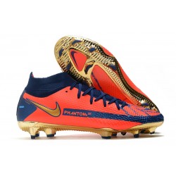 Nike Phantom GT Elite DF FG Orange Blå Guld