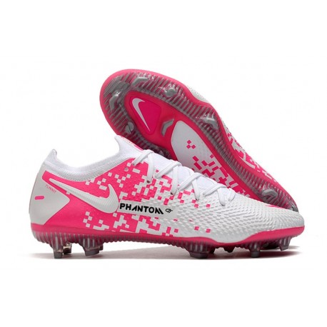 Nike Phantom GT Elite FG Herrar Vit Rosa