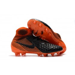 Nike Fotbollsskor 2018 Magista Obra II Elite DF FG - Svart Orange