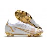 Nike Mercurial Vapor 14 Elite FG Fotbollsskor Vit Guld