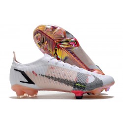 Nike Mercurial Vapor 14 Elite FG Fotbollsskor Rawdacious - Vit Röd Rosa