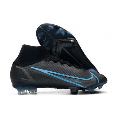 Nike Mercurial Superfly VIII Elite DF FG Renew - Svart Grå