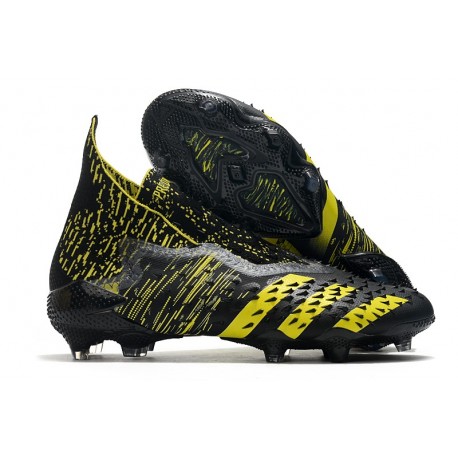 Fotbollsskor adidas Predator Freak + FG Svart Gul