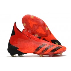 Fotbollsskor adidas Predator Freak + FG Meteorite - Röd Svart